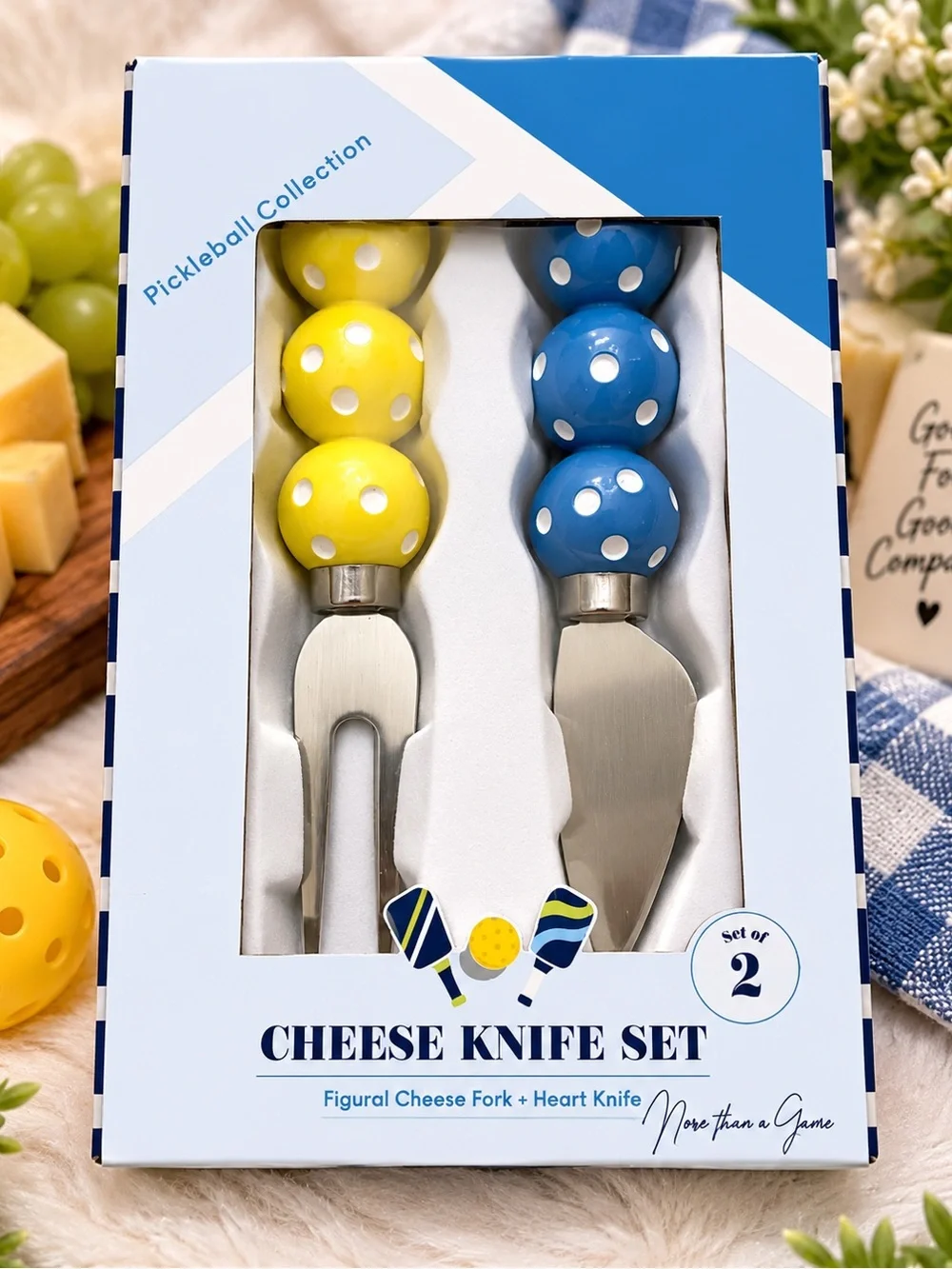 Pickleball Collection Cheese Knife Set